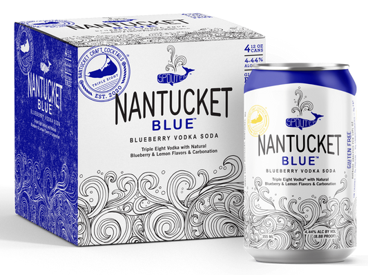 Nantucket Blue - Blueberry Vodka Soda - 4pack Can