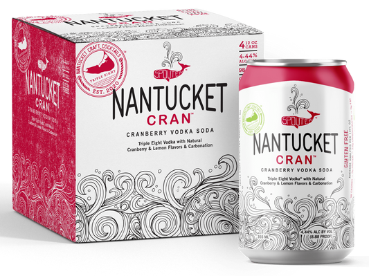 Nantucket Red - Cranberry Vodka Soda - 4pack Can