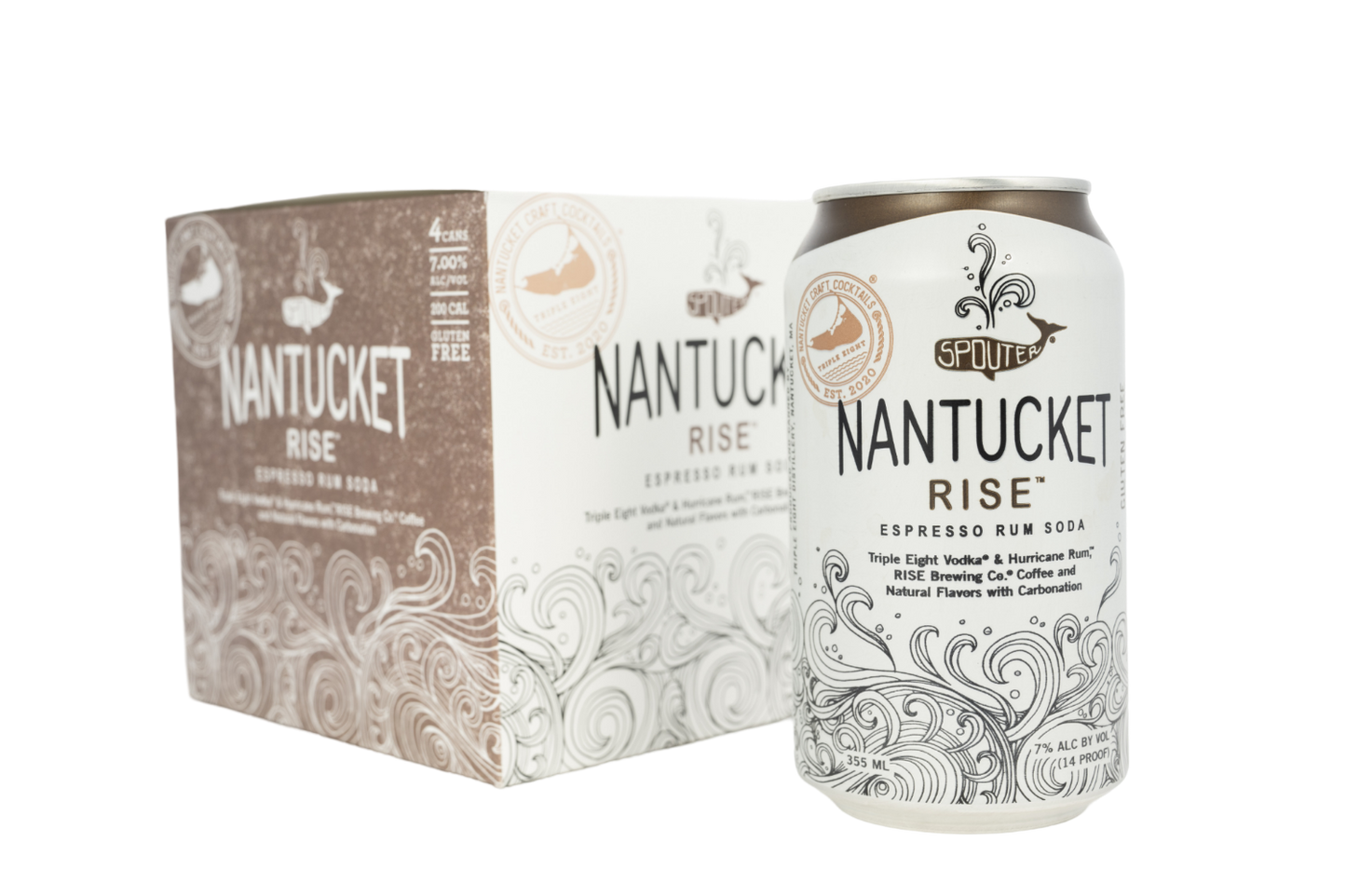 Nantucket RISE - Rum Espresso Soda - 4pack Can